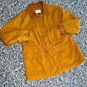 Universal Thread Tan Canvas and Corduroy Utility Jacket